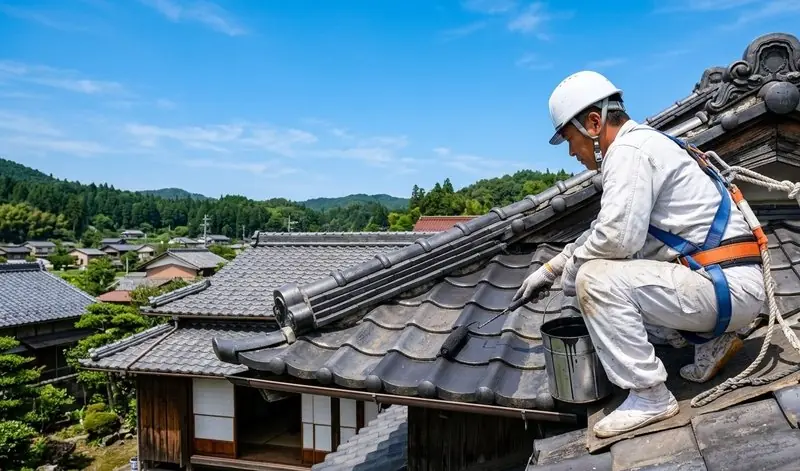 湖西市の屋根塗装